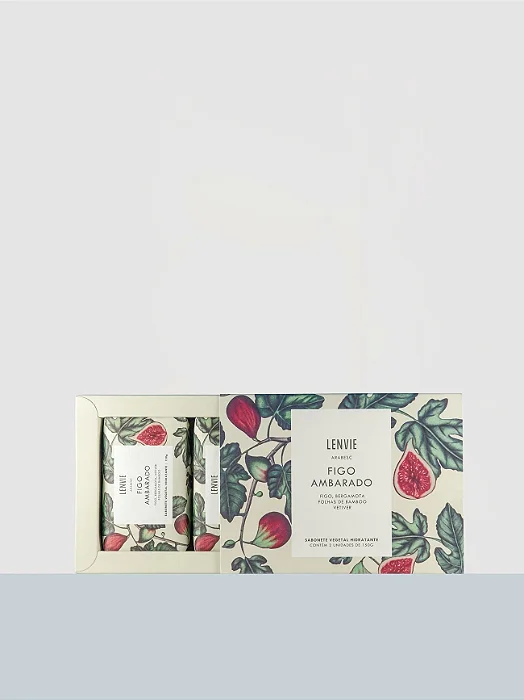 Kit com 2 Sabonetes em Barra Figo - 150gr