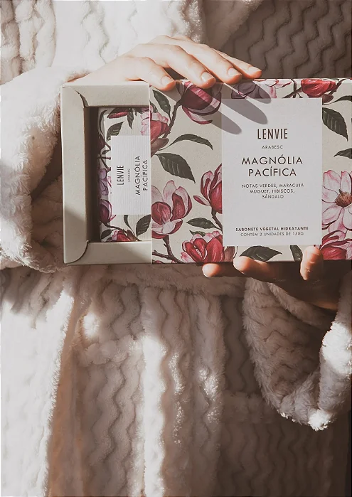 Kit com 2 Sabonetes em Barra Magnolia Pacifica - 150gr