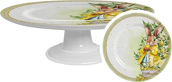 Boleira Pequena Doce Limone Páscoa - 21cm