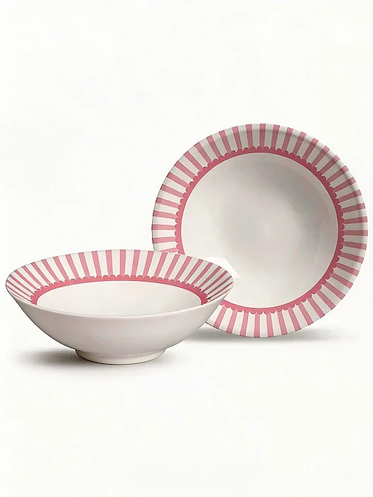 Bowl Decorado Laços de Páscoa Rosa - 300ml