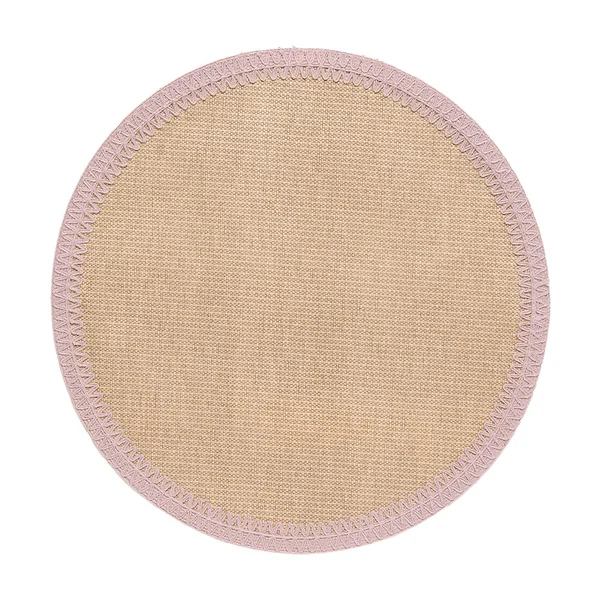 Jogo Americano Redondo Brazil Nature Circular Rosa - 40cm