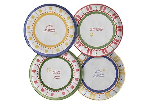 Conjunto Prato Raso Summer - 4 Unidades Diversas