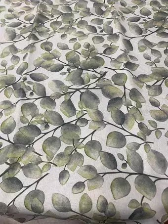 Toalha de Mesa Retangular Impermeável Acqua Eucaliptos - 1,60m x 2,20m Auguri Casa