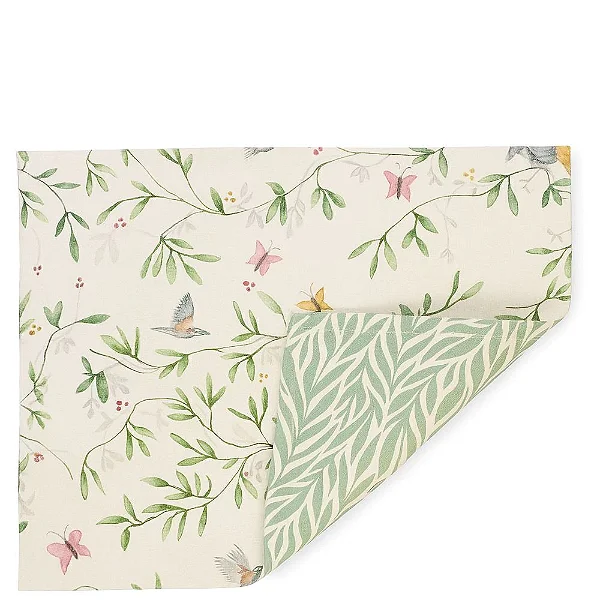 Jogo Americano Retangular Impermeável Acqua Uccellino - 35cmx50cm Auguri Casa