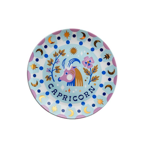 Prato Pão Astrologia Capricornio Bitossi - 16,5cm