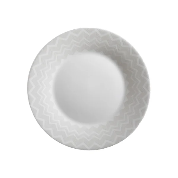 Conjunto 2 Pratos Rasos Zig Zag Branco Missoni - 27,5cm