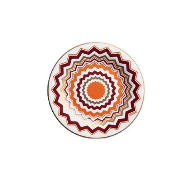 Conjunto 2 Pratos de Pão Zig Zag Iconic Missoni - 15,5cm