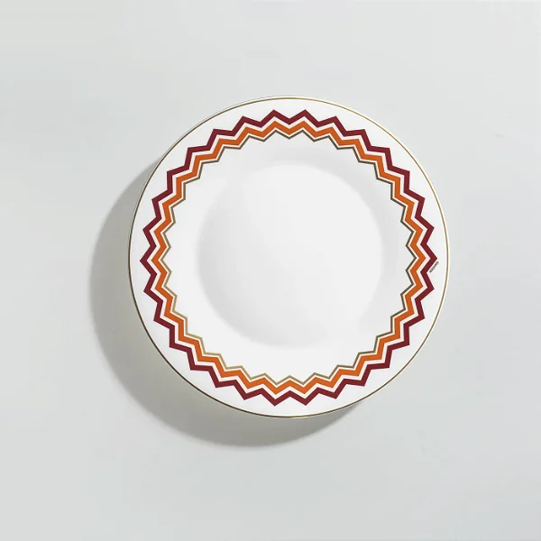 Conjunto 2 Pratos Rasos Zig Zag iconic Missoni - 27,5cm
