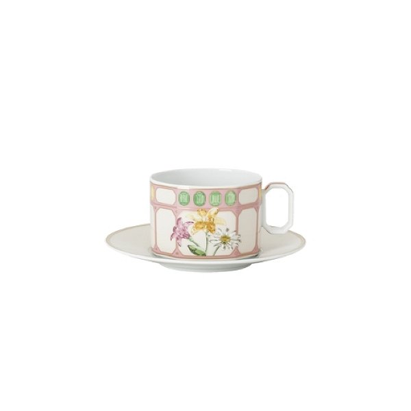 Xícara de Chá com Pires Swarovski Idyllia - Rosenthal