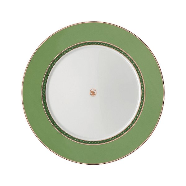 Prato Raso Swarovski Signum Verde - Rosenthal 29cm