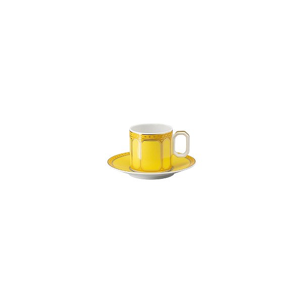 Xicara Espresso com Pires Swarovski Signum Verde - Rosenthal 80ml