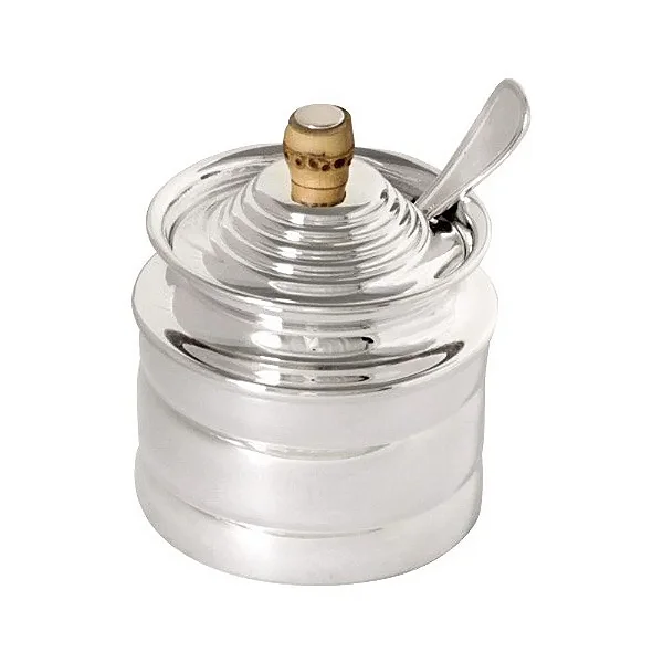 Açucareiro de Prata com Bambu - Shefield Plate