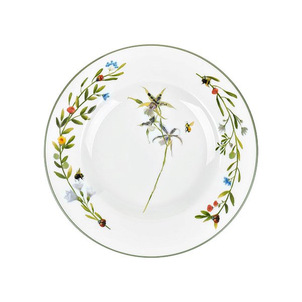 Prato Sobremesa Flora 21cm - Mameg