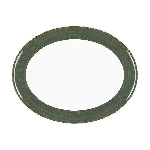 Travessa Paint Porcelana Verde Escuro M 32cm x 25cm - Mameg