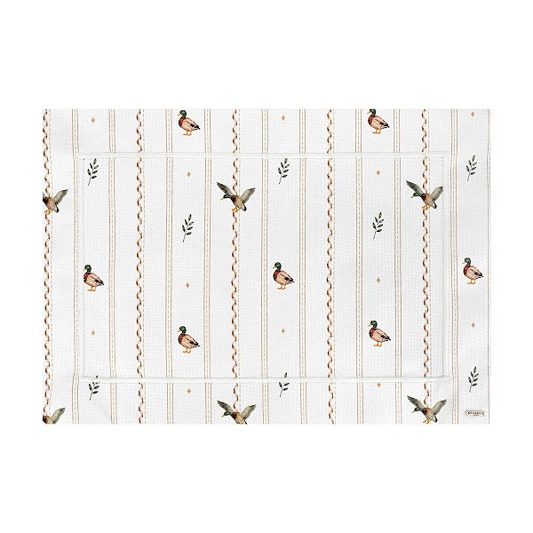 Jogo Americano Estampado Mallard 50cm x 36cm - Mameg