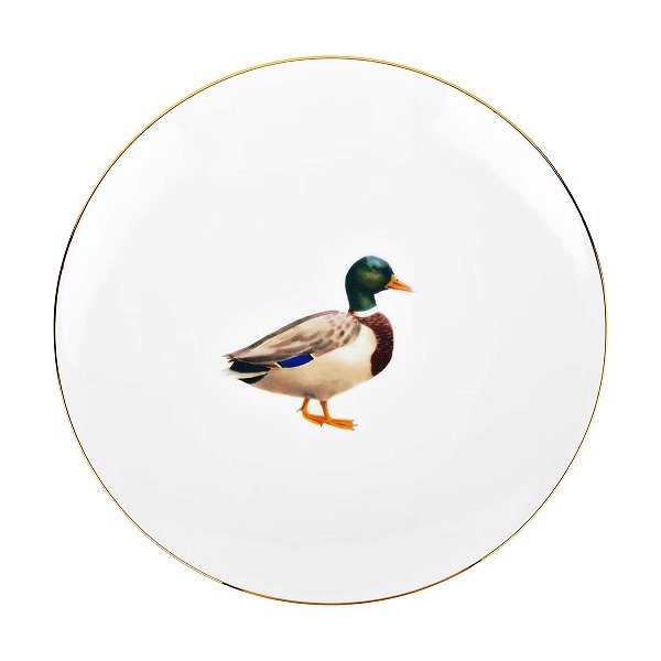Prato Porcelana Sobremesa Mallard 21cm - Mameg