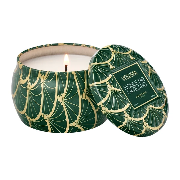 Mini Vela Lata Noble Fir Garland 25H - Voluspa
