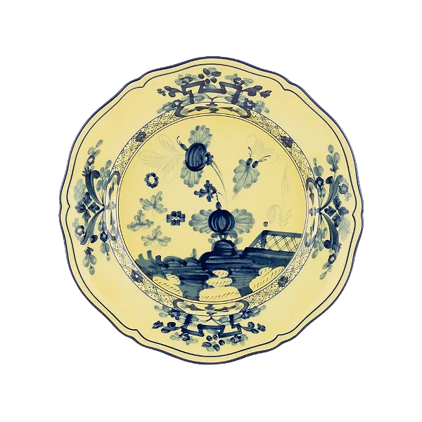 Prato Raso Oriente Italiano Citrino 26cm - Ginori