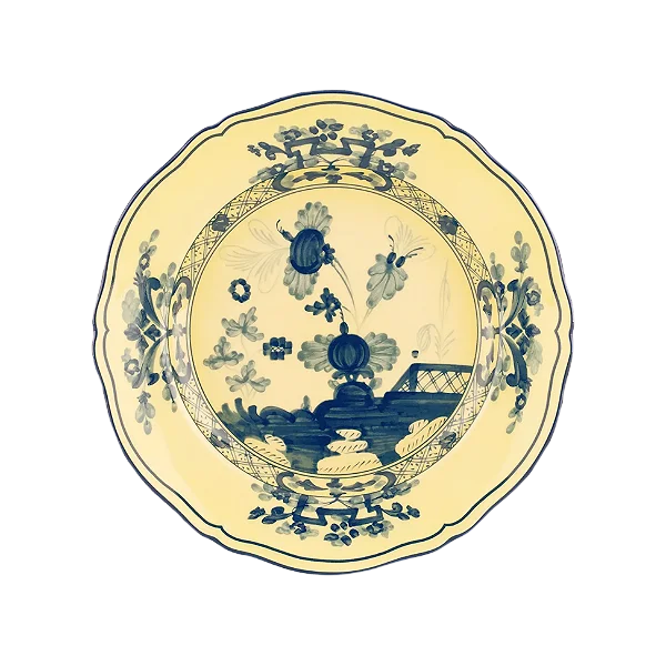 Prato Sobremesa Oriente Italiano Citrino 21cm - Ginori