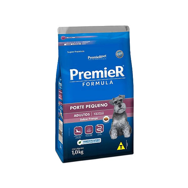 Ração Premier Fórmula para Cães Adultos de Raças Pequenas Sabor Frango