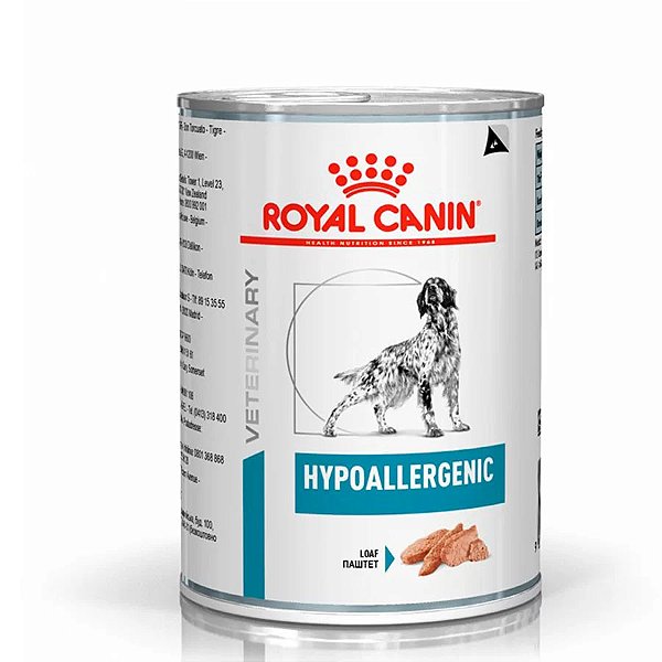 Ração Úmida Royal Canin Hypoallergenic para Cães com Sensibilidades Alimentares