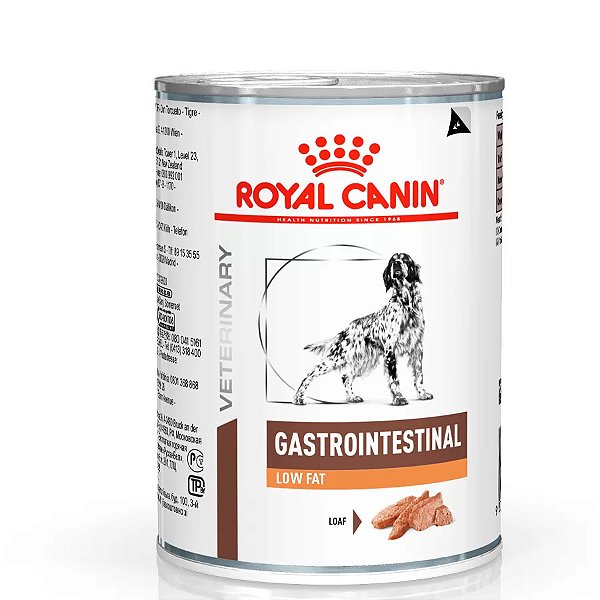 Ração Úmida Royal Canin Gastrointestinal Low Fat para Cães Adultos