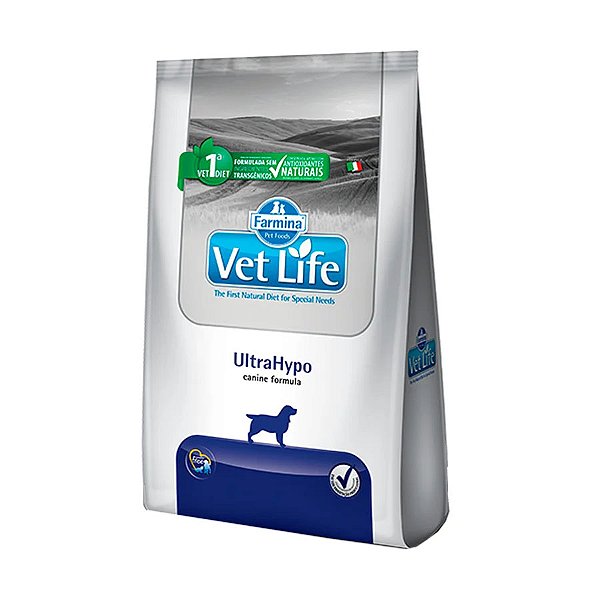 Ração  Vet Life Ultrahypo para Cães