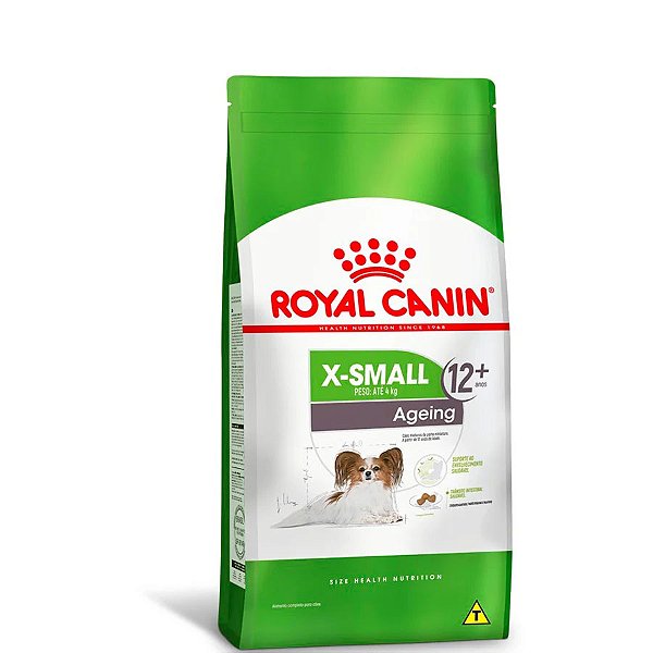 Ração Royal Canin X-Small Ageing 12+ para Cães Adultos e Senior de Porte Mini 1kg