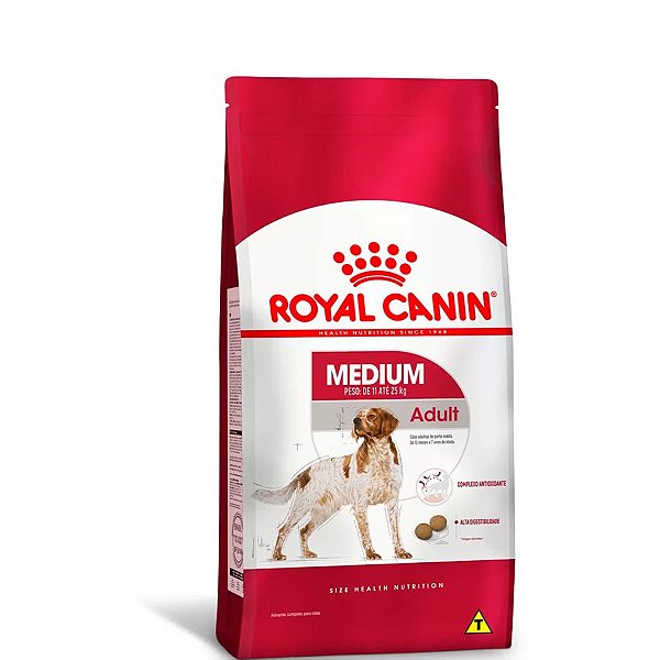 Ração Royal Canin Medium Adult para Cães Adultos de Porte Médio 15kg