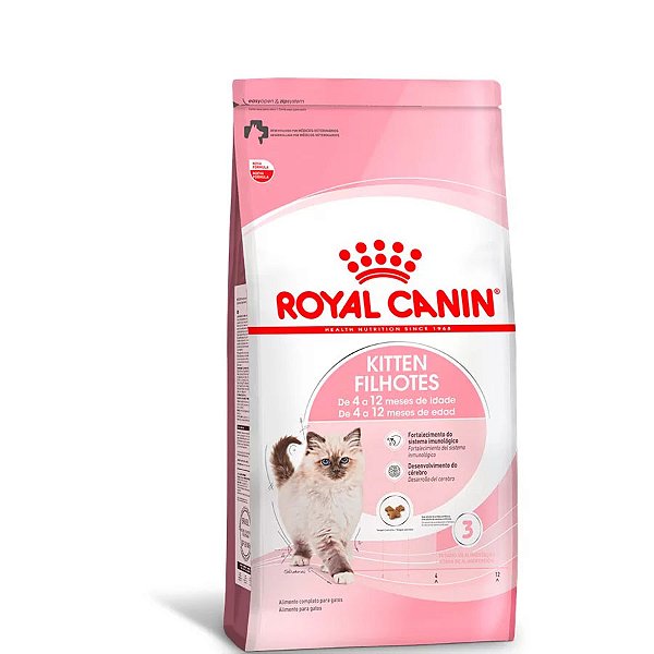 Ração Royal Canin Kitten para Gatos Filhotes com Até 12 Meses de Idade