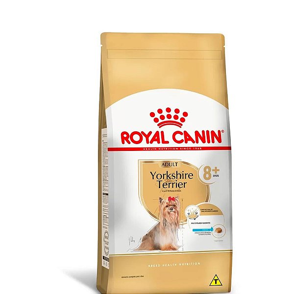 Ração Royal Canin Yorkshire Terrier 8+ para Cães Adultos