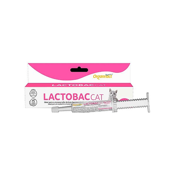 Suplemento Organnact Lactobac Cat para Gatos 16g