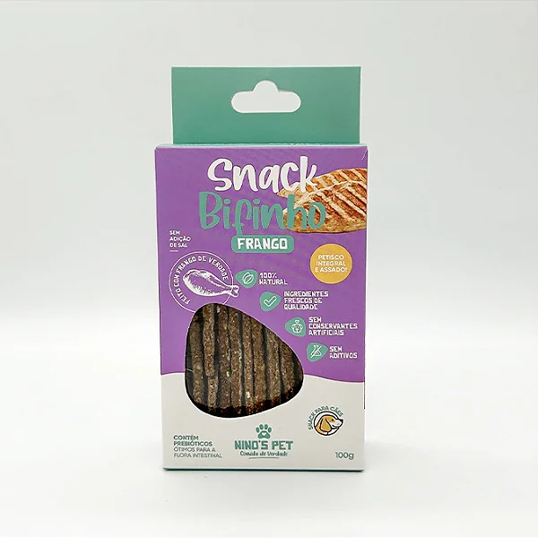 Bifinho de Frango Nino's Pet -120g