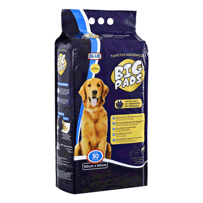 Tapete Higiênico Big Pads 90X60 com 30 unidades