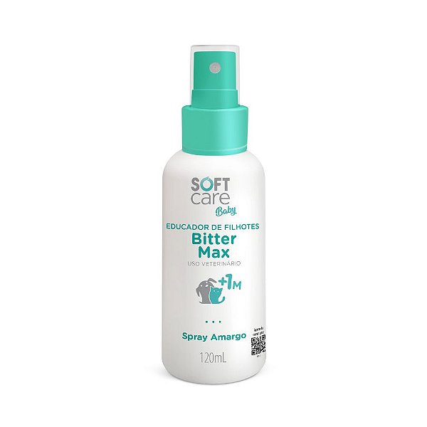 Educador Soft Care Baby Bitter Max para Cães e Gatos Filhotes 120ml