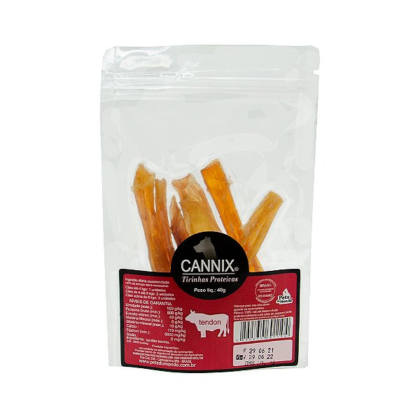 Petisco Tirinhas Proteicas de Tendão para Cães - 40g
