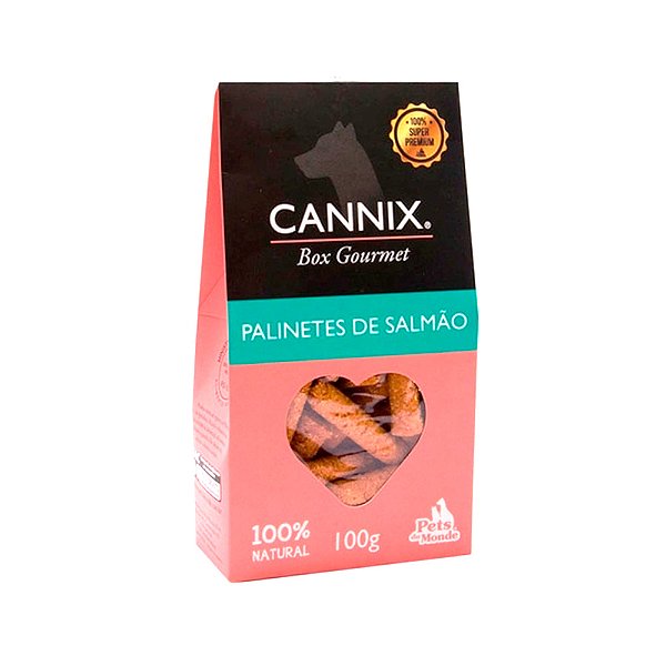 Snacks Cannix Palinetes de Salmão para Cães 100g