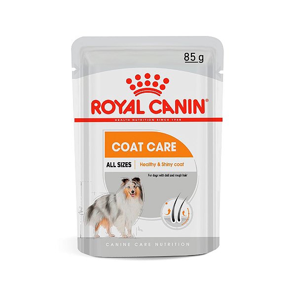 Ração Úmida Royal Canin Sachê Coat Care para Cães Adultos - 85 g