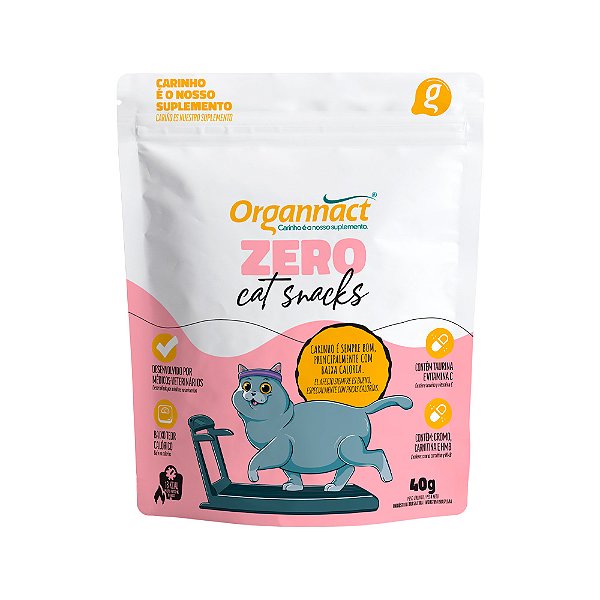 Suplemento Organnact Zero Cat Snacks para Gatos 40g