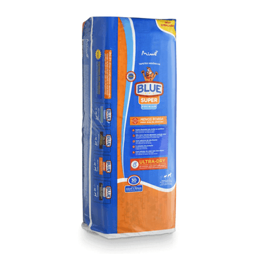 Tapete Higiênico Blue Super 82x60cm - 30 unidades