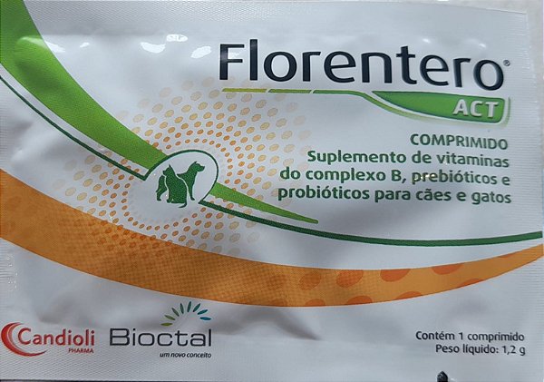 Suplemento Bioctal Florentero ACT para Cães e Gatos 1 comprimido