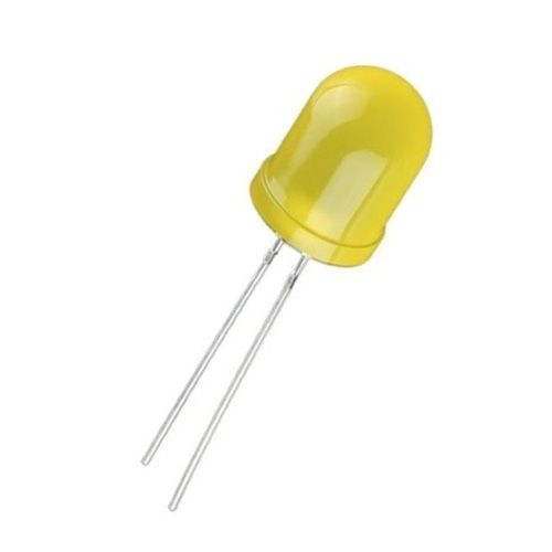 LED Difuso 10mm Amarelo