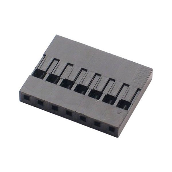 Conector Alojamento Modu 2,54mm 7 Vias