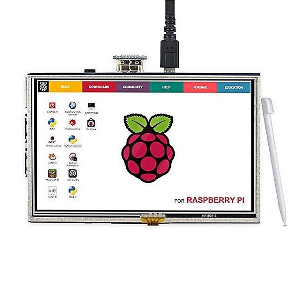 Display LCD TFT Touch 5" Raspberry Pi