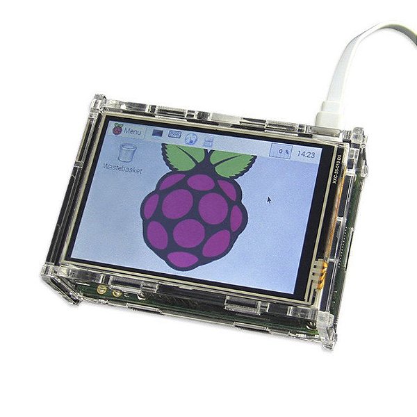 Display LCD TFT Touch 3.5" Raspberry Pi + Case