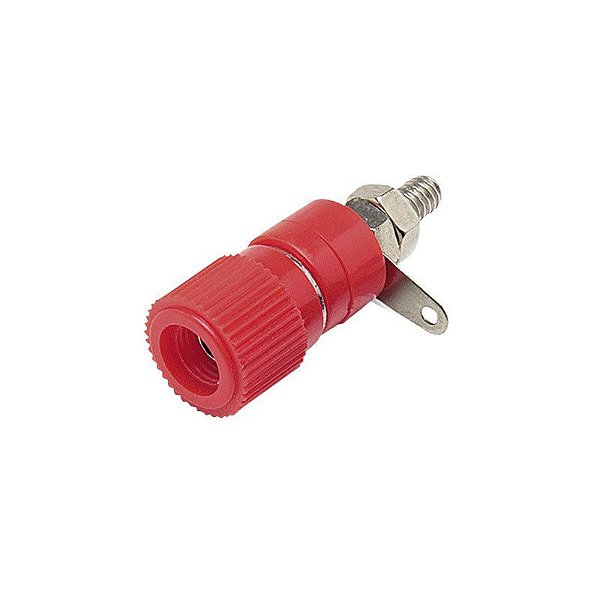 Borne p/ Plug Banana Vermelho 4mm TP-7803R