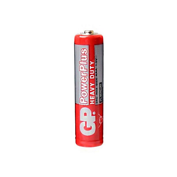Pilha Comum Zinco Carvão AAA - GP Batteries