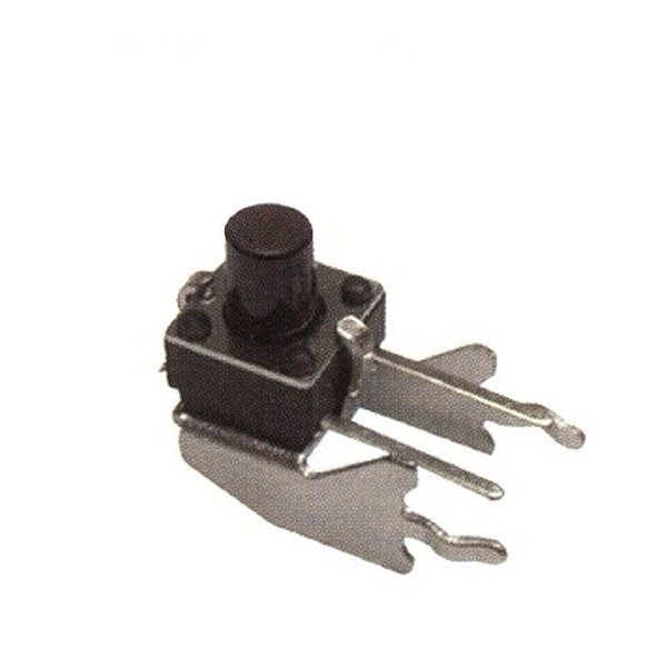 Chave Táctil KFC-A06-W2-7mm 4 Terminais 90 Graus