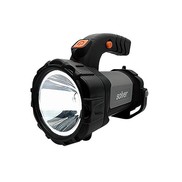 Lanterna Holofote Pro Recarregável LED Cree SLP-401 - Solver
