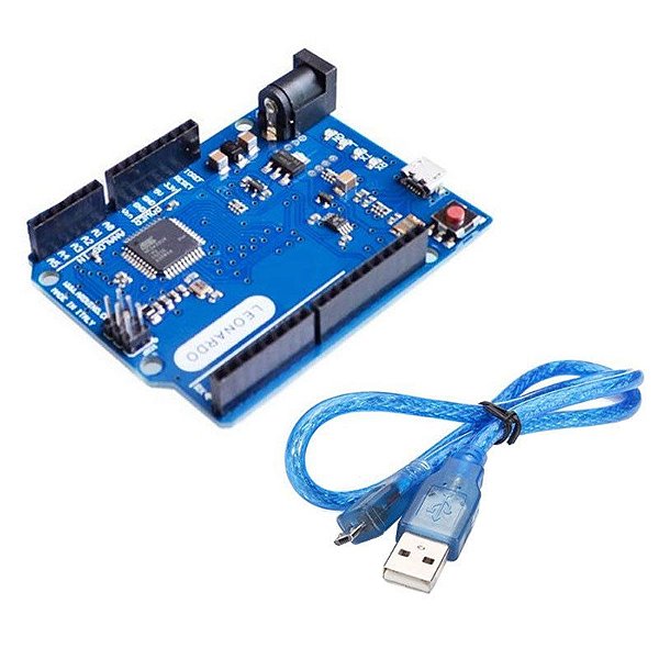 Arduino Leonardo R3 - Compatível + Cabo Micro USB 2.0